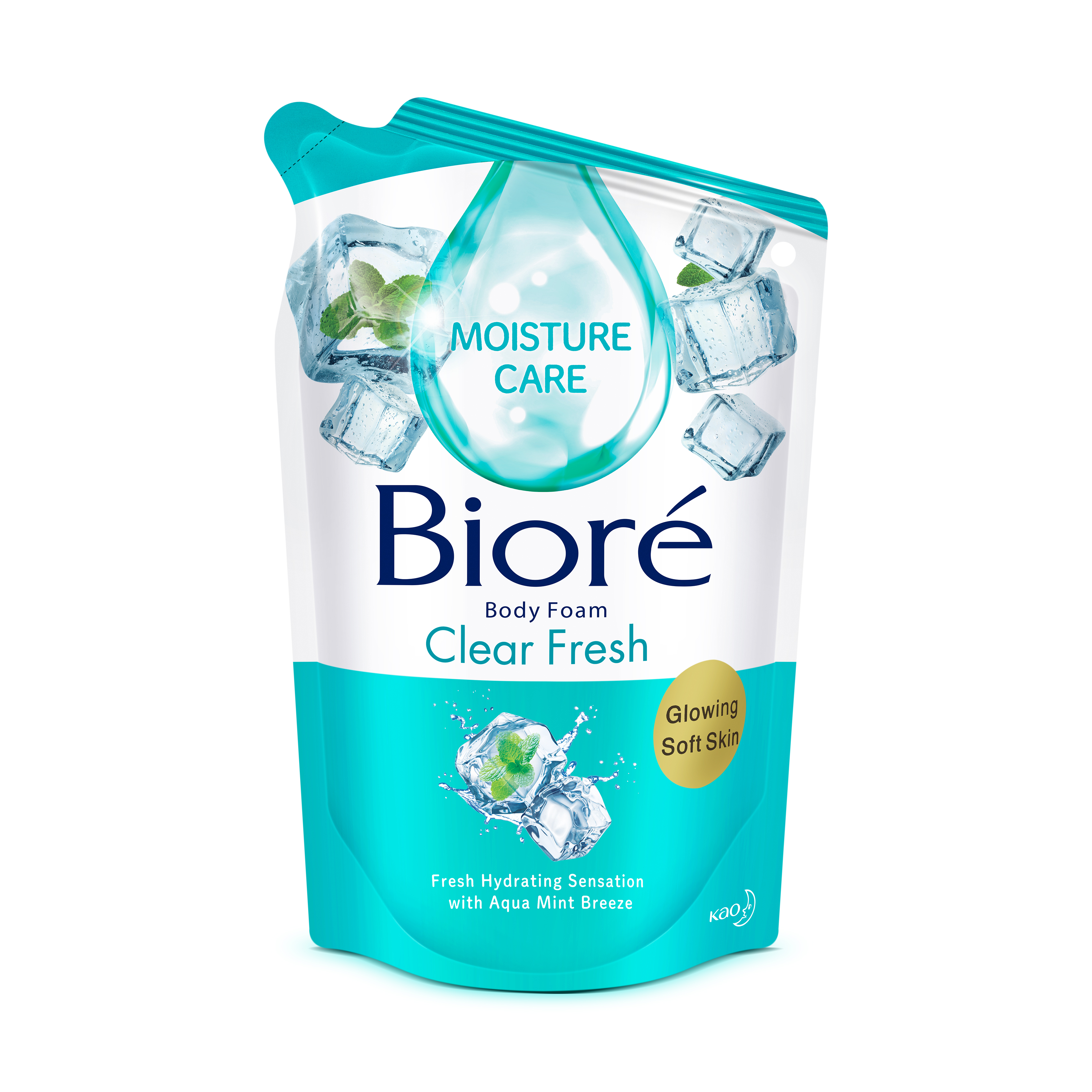 Fresh clear. Biore Foam. Biore body. Kao Biore 336286. Biore body Wash mild freshness.