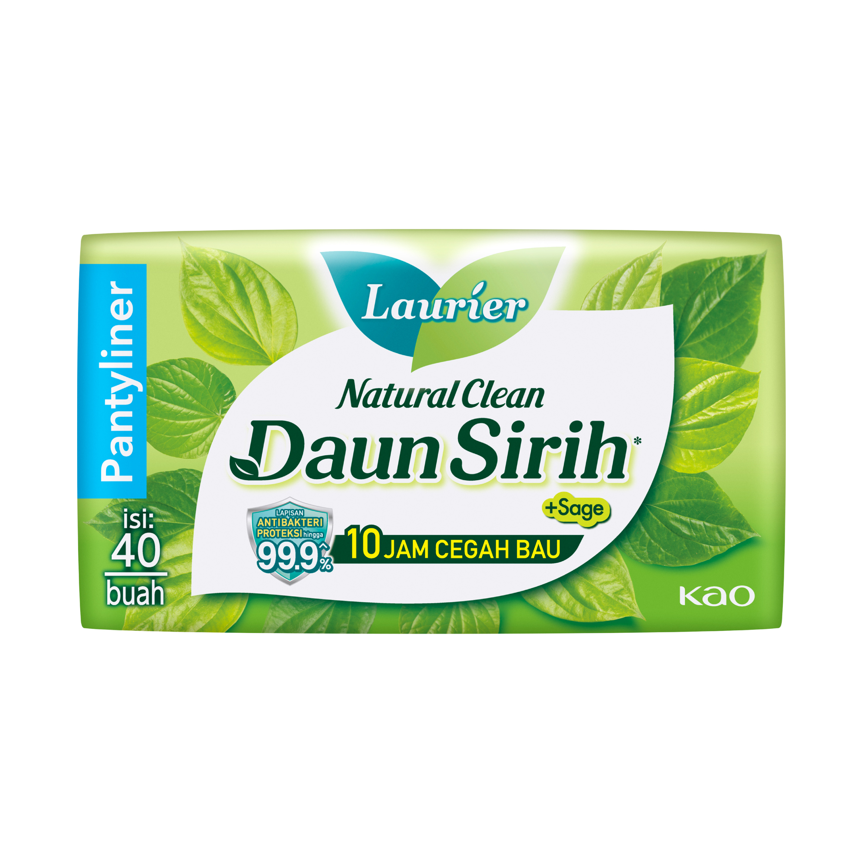 Kao Indonesia Katalog Produk Laurier Natural Clean Pantyliner 40s