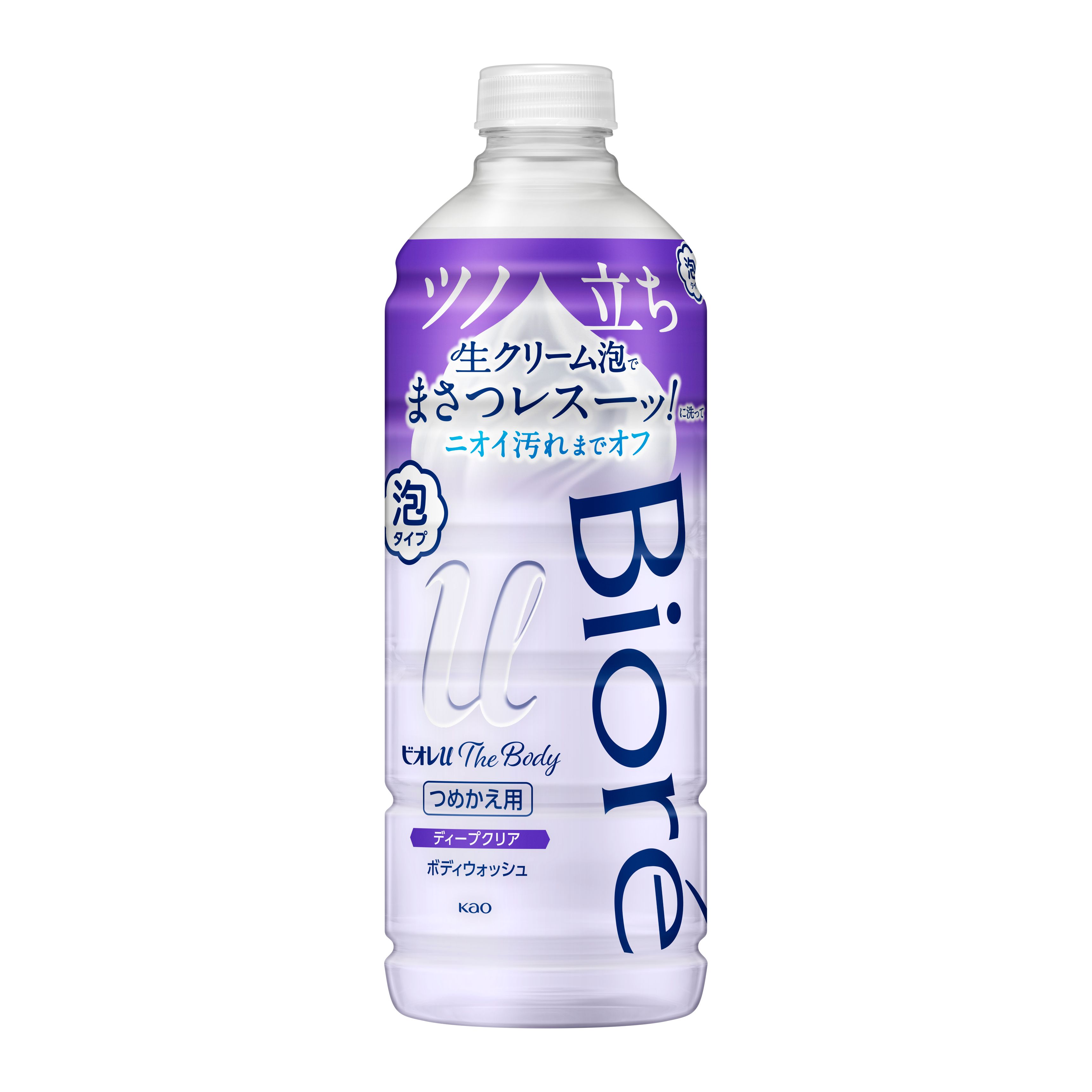 花王｜製品カタログ｜ビオレｕ ザ ボディ 泡タイプ ディープクリア つめかえ用 ４４０ｍｌ