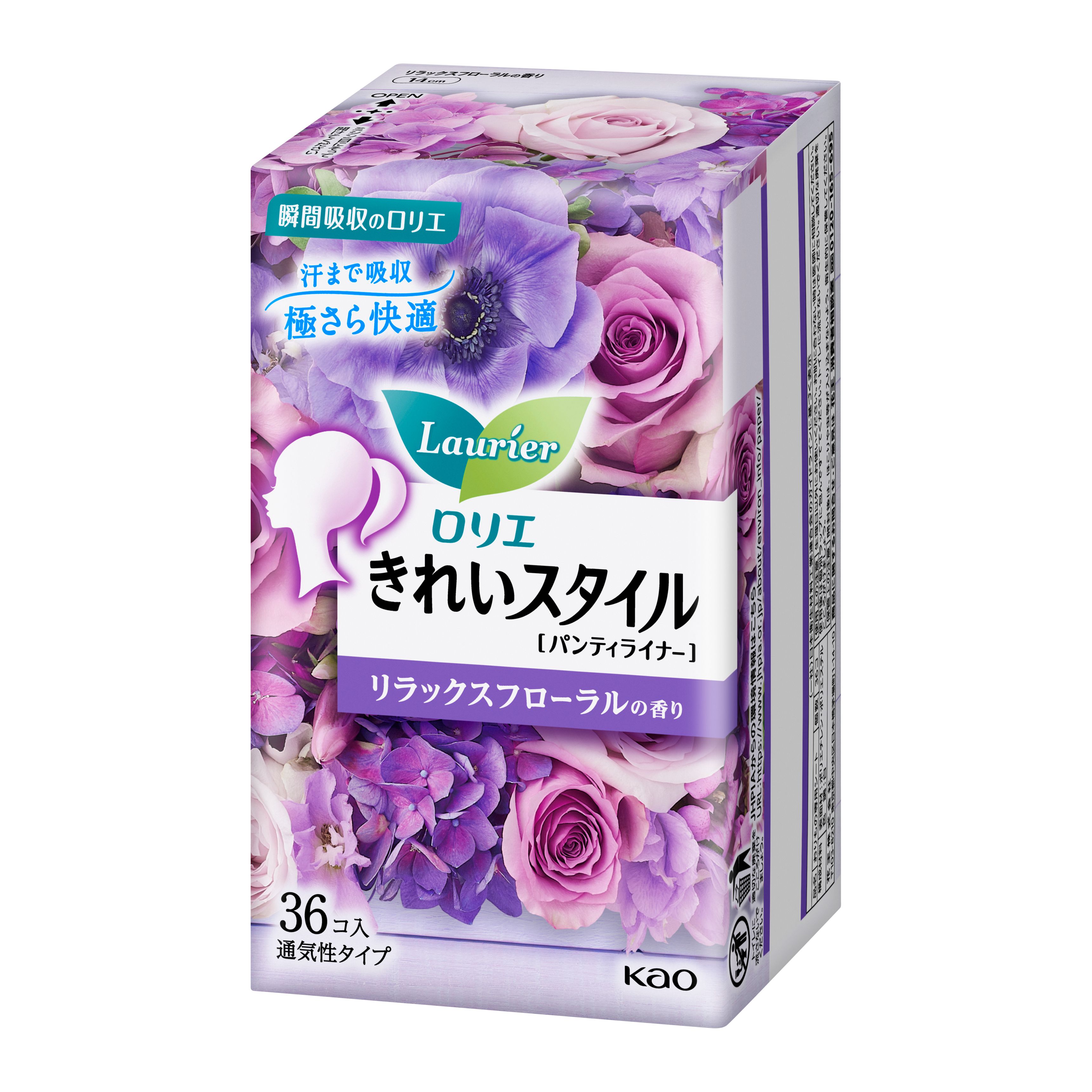 人気沸騰】 花王 ロリエ きれいスタイル フレッシュフローラルの香り ７２コ