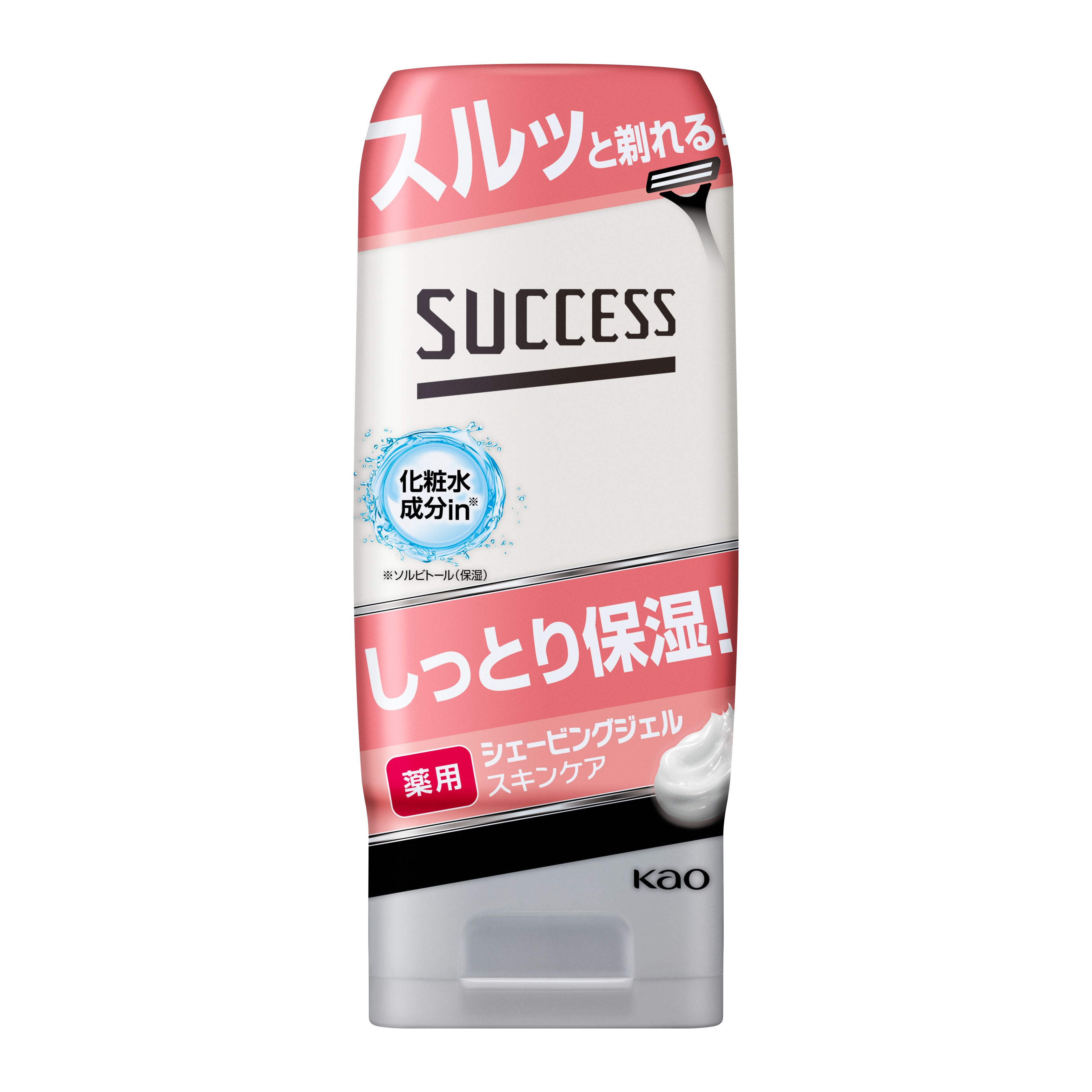 花王｜製品カタログ｜サクセス 薬用シェービングジェル スキンケアタイプ １８０ｇ