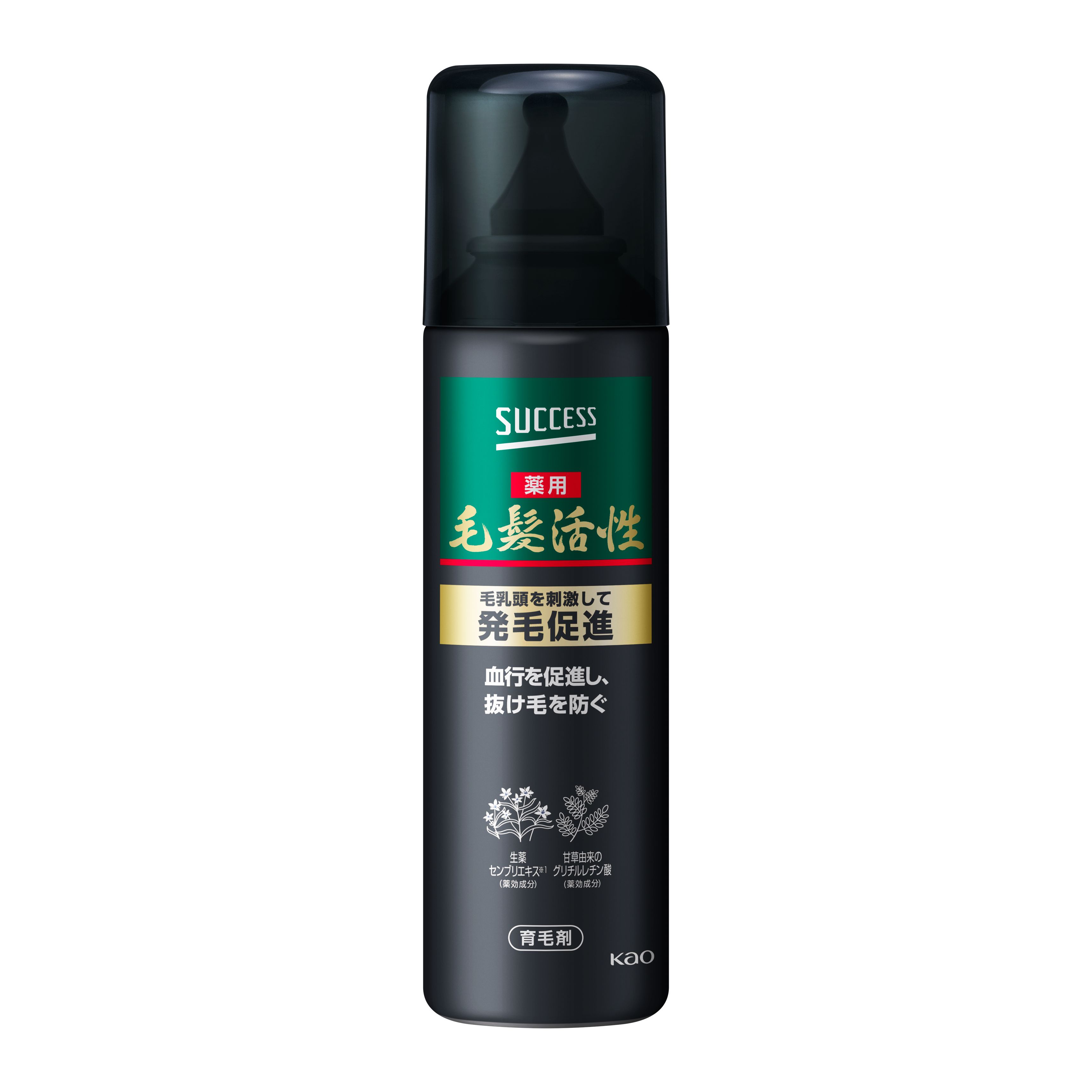 花王｜製品カタログ｜サクセス薬用毛髪活性 無香料