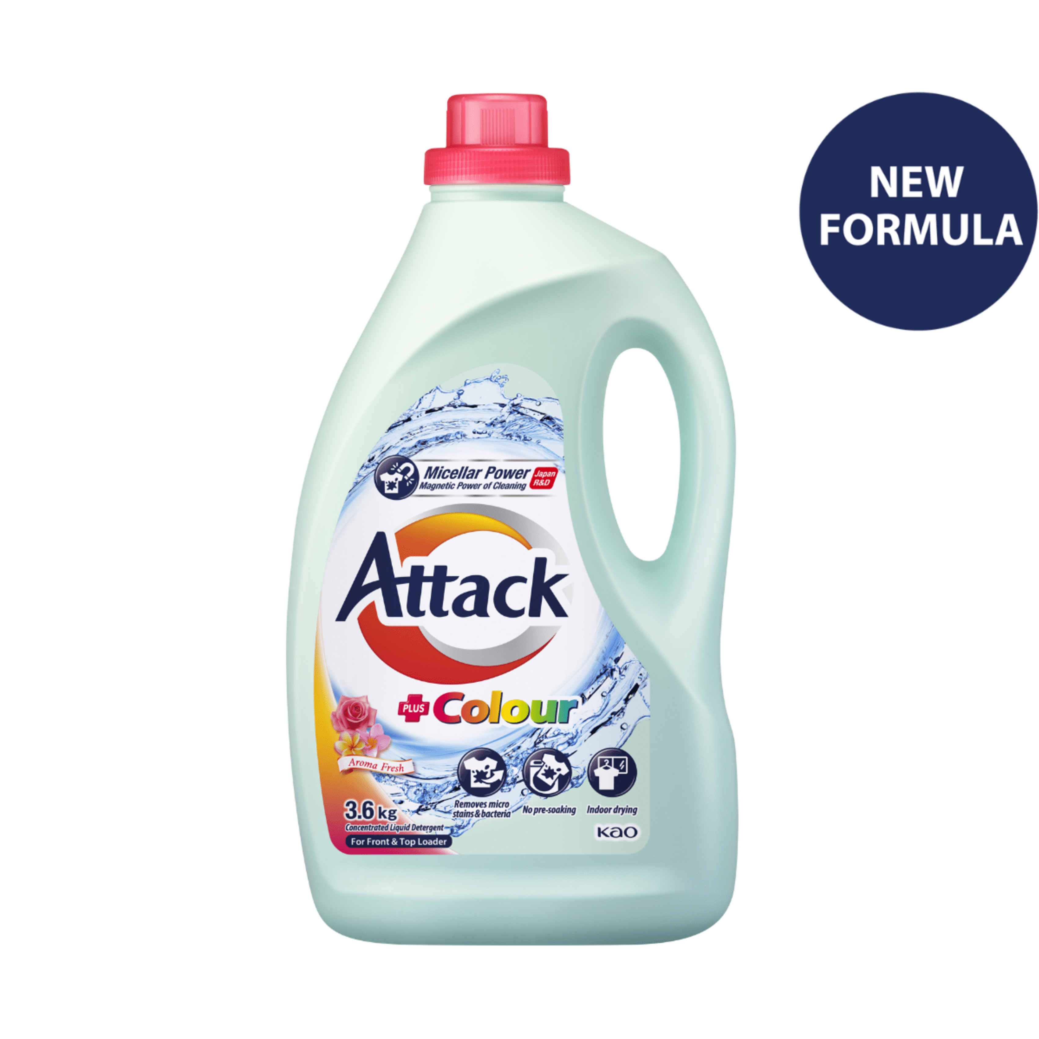 Kao Malaysia Product Catalogue Attack Liquid Detergent Colour 3.6kg