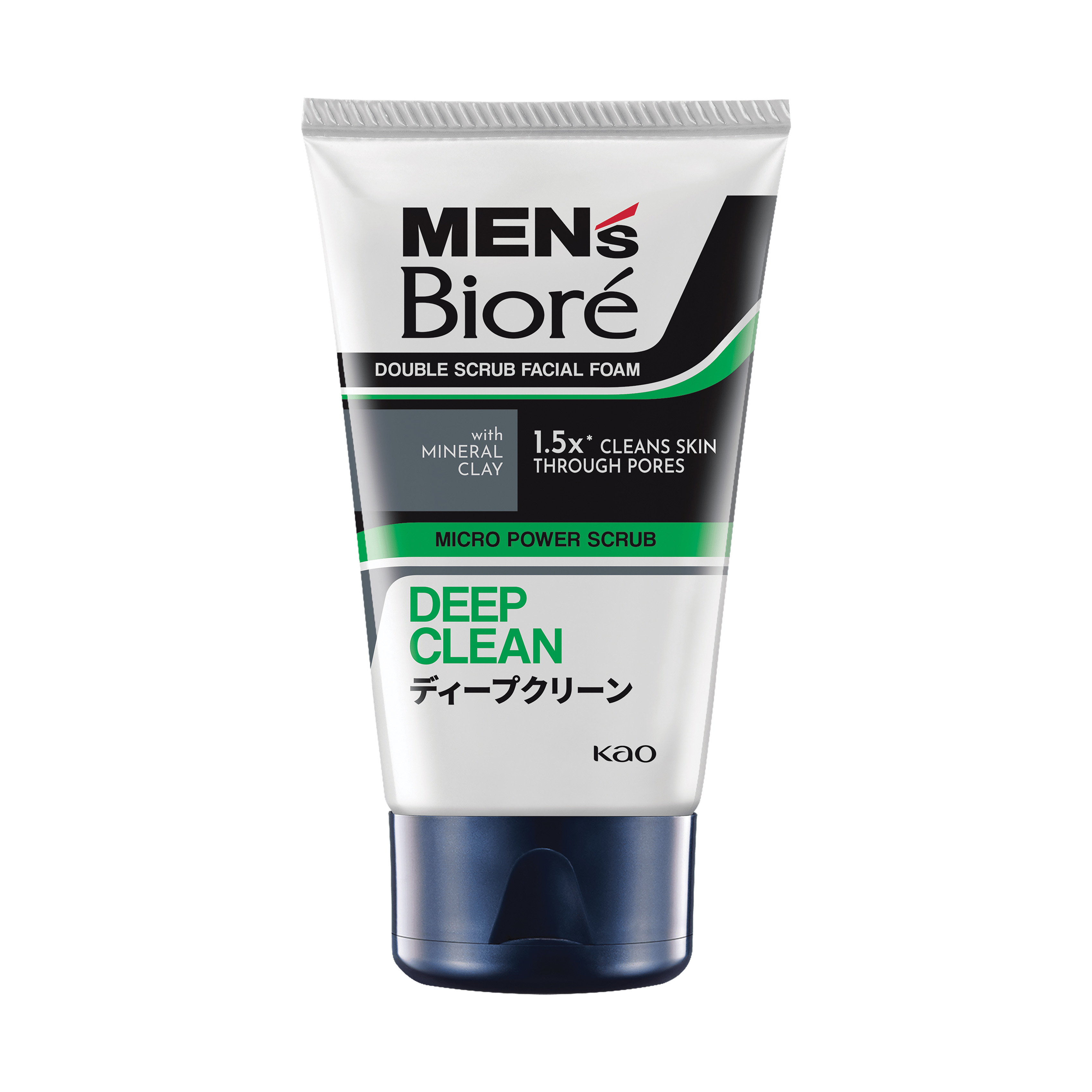 Kao Malaysia Product Catalogue Men s Biore Double Scrub Facial Foam Deep Clean 50g